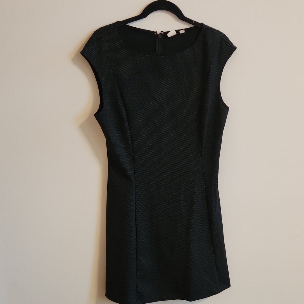 GAP Black Polka Dot Mini Dress